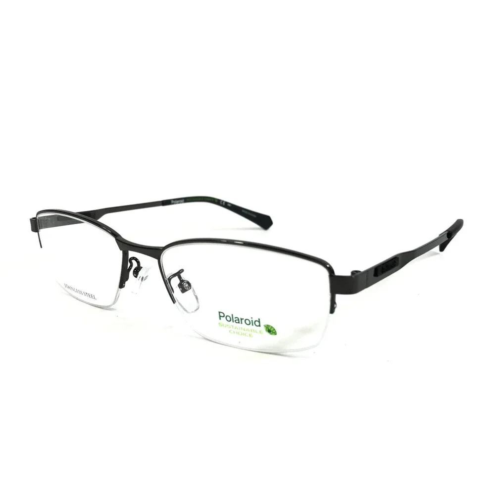Polaroid Eyeglasses Frames PLD D481/G KJ1 Gunmetal Asian Fit 54-17-145